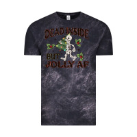Cloud Black dead inside but jolly af Vintage Tee - MaliasSmallBusiness