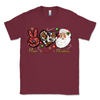 Peace Love Christmas Classic Tee | Teevron