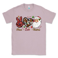 Lilac Peace love Christmas Classic Tee - NancyCooperArtShop