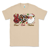 Mushroom Peace love Christmas Classic Tee - NancyCooperArtShop
