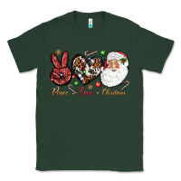 Sports Green Peace love Christmas Classic Tee - NancyCooperArtShop