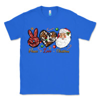 True Royal Peace love Christmas Classic Tee - NancyCooperArtShop