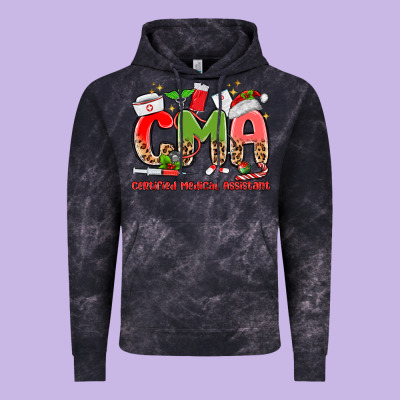 Cma Certified Medical Assistant Vintage Hoodie Designed By Maliassmallbusiness