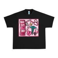 Black nurse Urban Heavy Tee - MaliasSmallBusiness