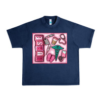 Navy nurse Urban Heavy Tee - MaliasSmallBusiness