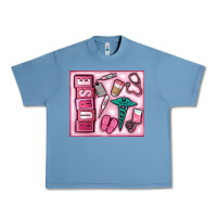 Pebble Blue nurse Urban Heavy Tee - MaliasSmallBusiness