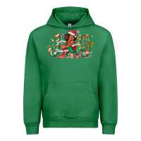 Emerald Joy Girl Black Urban Hoodie - CowhideDigitalArt