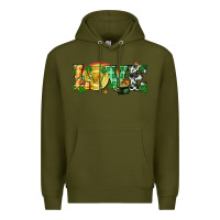 Army Green Western love St. Patrick's Day p Premium Hoodie - CowGirlArtShop