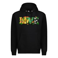 Black Western love St. Patrick's Day p Premium Hoodie - CowGirlArtShop