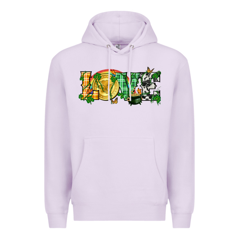Western Love St. Patrick's Day P Premium Hoodie by CowGirlArtShop | Teevron