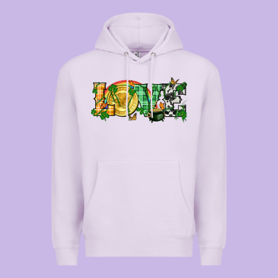 Western Love St. Patrick's Day P Premium Hoodie Designed By Cowgirlartshop