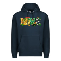 Navy Western love St. Patrick's Day p Premium Hoodie - CowGirlArtShop