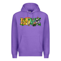 Purple Western love St. Patrick's Day p Premium Hoodie - CowGirlArtShop