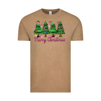 Vintage Coffee Merry Christmas Nurse trees Vintage Tee - MaliasSmallBusiness