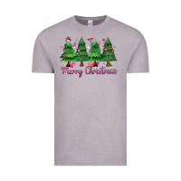 Vintage Zinc Merry Christmas Nurse trees Vintage Tee - MaliasSmallBusiness