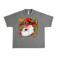 Tornado Cowboy Santa Urban Heavy Tee - NancyCooperArtShop