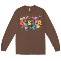Chestnut happy easter yall Long Sleeve Tee - Artiststas