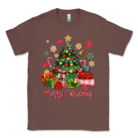 Chestnut merry christmas tree with gift box Classic Tee - MaliasSmallBusiness
