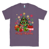 Lavender merry christmas tree with gift box Classic Tee - MaliasSmallBusiness