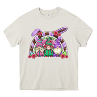 Cream easter gnomes rainbow Heavy Core Tee - Artiststas