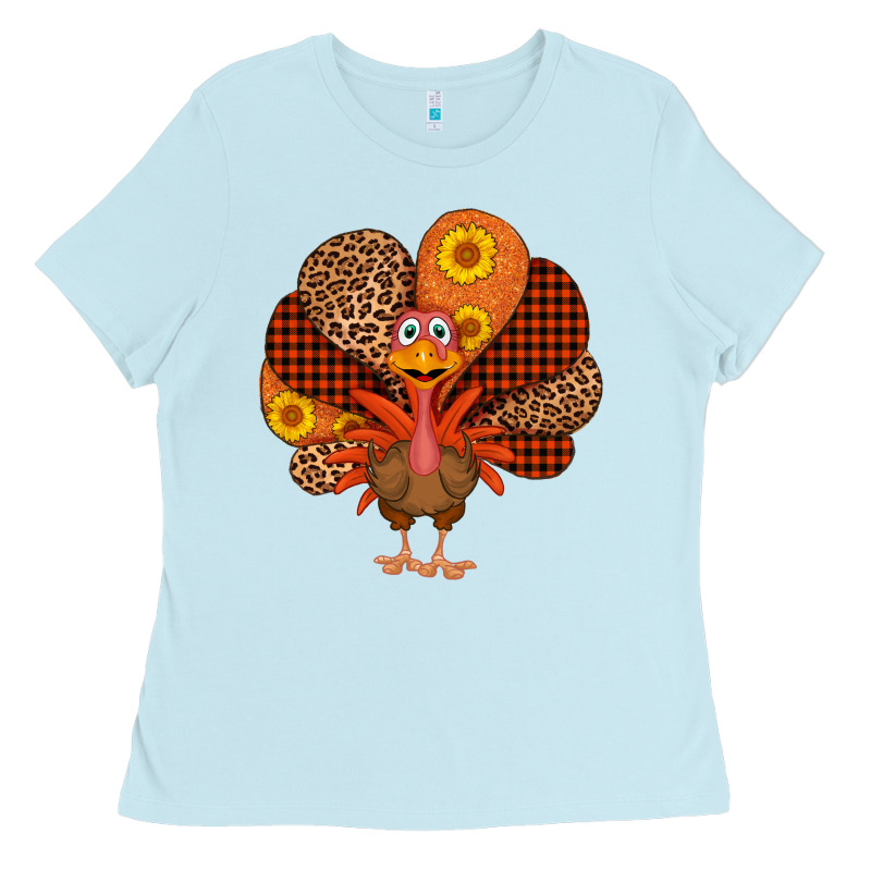 Thanksgiving Turkey Ladies Tee by AdoDesignShop | Teevron