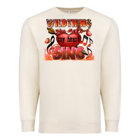 Sandshell Valentine's Day wild thing you make my heart sing Premium Sweatshirt - FaDigitalArtStudio