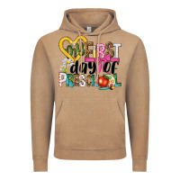 Vintage Coffee my first day of preschool Vintage Hoodie - NancyCooperArtShop