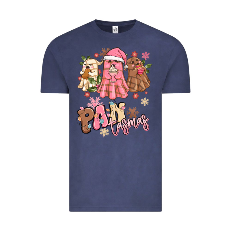 Pantasmas Christmas Mexican Conchas Ghosts Vintage Tee by MaliasSmallBusiness | Teevron