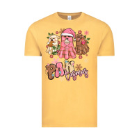 Vintage Mustard pantasmas christmas mexican conchas ghosts Vintage Tee - MaliasSmallBusiness