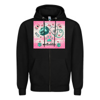 Black #vettechlife Zipper Hoodie - TumblerDesignByShophia