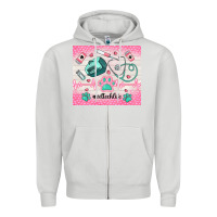 Dove Grey #vettechlife Zipper Hoodie - TumblerDesignByShophia