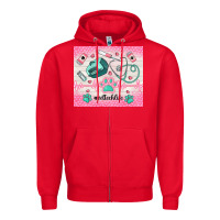 Red #vettechlife Zipper Hoodie - TumblerDesignByShophia