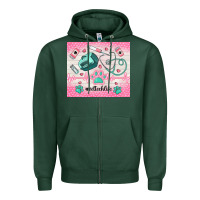 Sports Green #vettechlife Zipper Hoodie - TumblerDesignByShophia