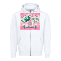 White #vettechlife Zipper Hoodie - TumblerDesignByShophia