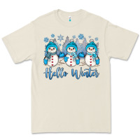 Bone snowman hello winter Premium Tee - JahusDesignShop