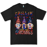Black Chilling with my gnomies with usa Premium Tee - NancyCooperArtShop