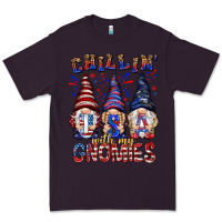 Plum Chilling with my gnomies with usa Premium Tee - NancyCooperArtShop