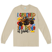 Mushroom i crushed 100 days of school Long Sleeve Tee - Artiststas