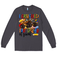 Smoke i crushed 100 days of school Long Sleeve Tee - Artiststas