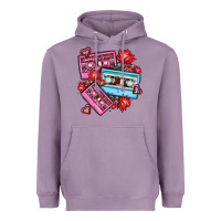 Lavender valentines day casette olivia Heavyweight Hoodie - OliviaCreatesArt