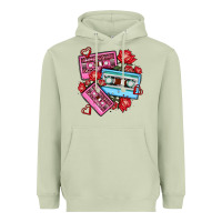 Matcha valentines day casette olivia Heavyweight Hoodie - OliviaCreatesArt