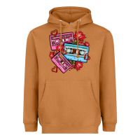 Meerkat valentines day casette olivia Heavyweight Hoodie - OliviaCreatesArt