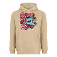 Mushroom valentines day casette olivia Heavyweight Hoodie - OliviaCreatesArt