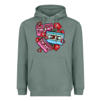 Sage valentines day casette olivia Heavyweight Hoodie - OliviaCreatesArt