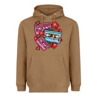Toasted Coconut valentines day casette olivia Heavyweight Hoodie - OliviaCreatesArt