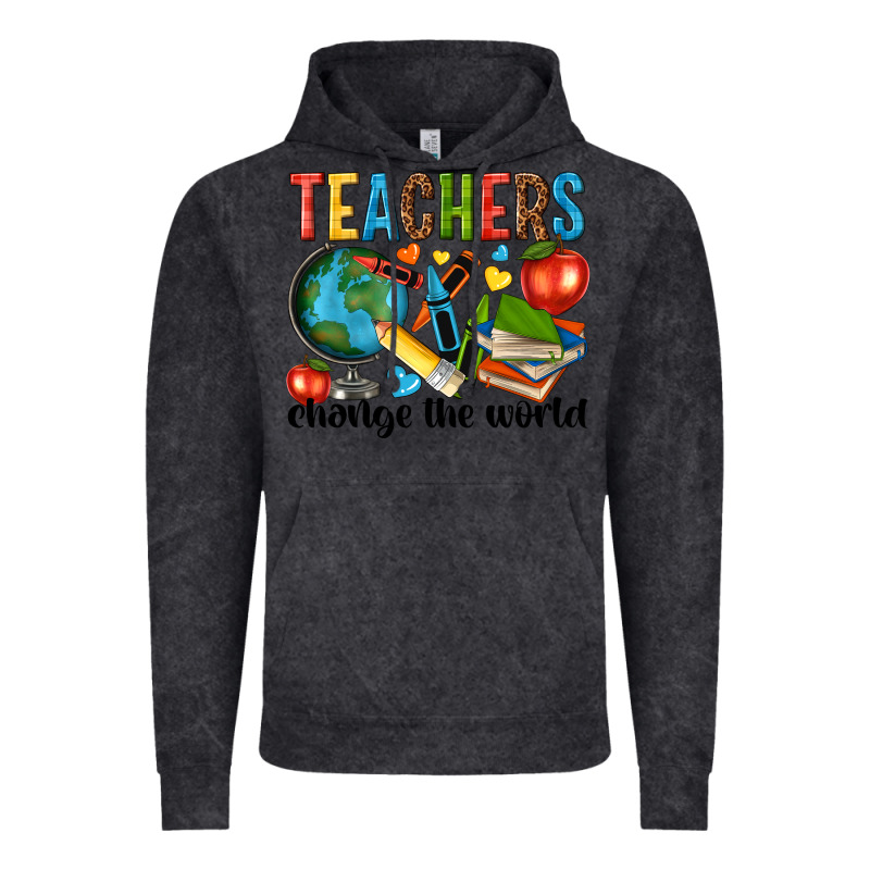 Teachers Change The World Vintage Hoodie by NancyCooperArtShop | Teevron