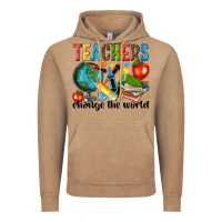 Vintage Coffee teachers change the world Vintage Hoodie - NancyCooperArtShop