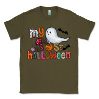 Army Green My 1st Halloween Classic Tee - CowhideDigitalArt