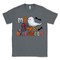 Charcoal Heather My 1st Halloween Classic Tee - CowhideDigitalArt