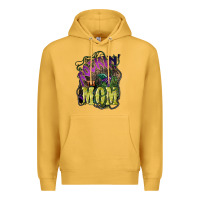 Mustard Rockin the mom Mother's Day Premium Hoodie - HowdyJamesFarm